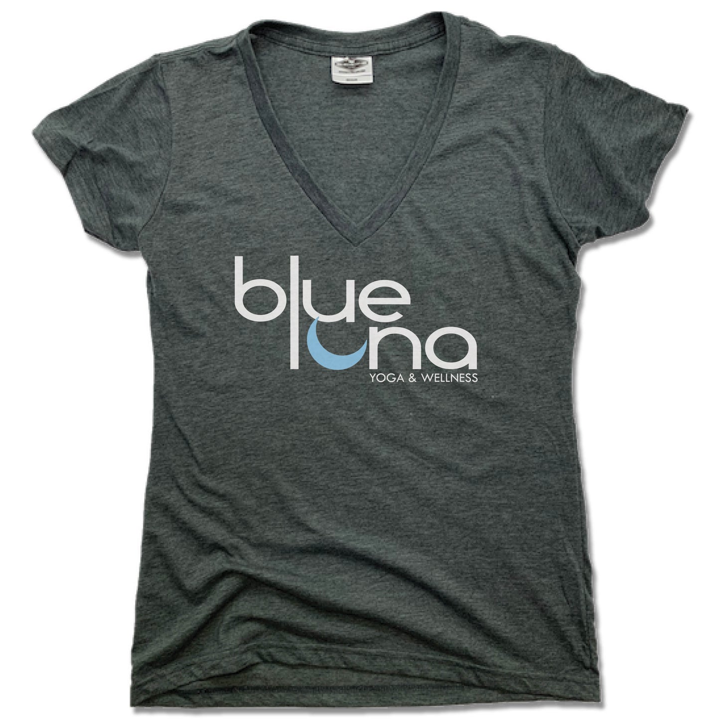 Blue Luna Yoga & Wellness | LADIES V-NECK | LOGO