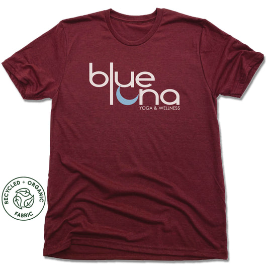Blue Luna Yoga & Wellness | UNISEX VINO RED Recycled Tri-Blend | LOGO