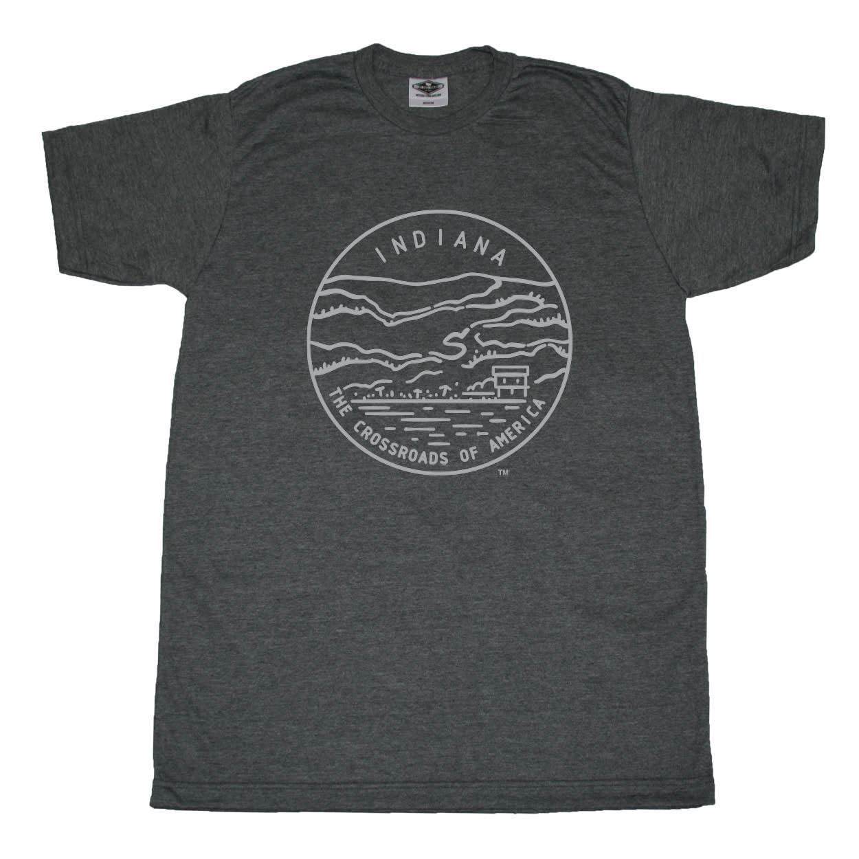 INDIANA TEE | STATE SEAL | THE CROSSROADS OF AMERICA