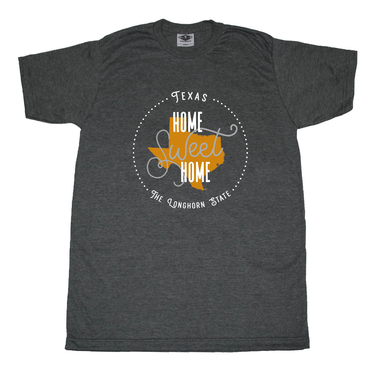 TEXAS TEE | HOME SWEET HOME | BURNT ORANGE/WHITE