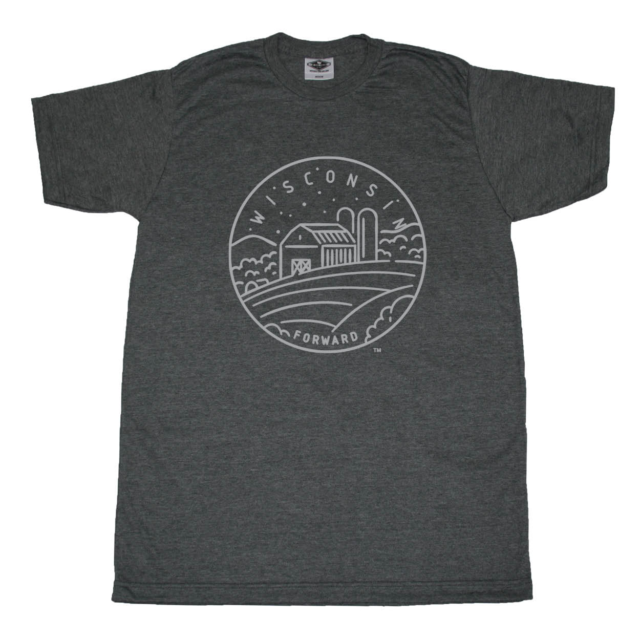 WISCONSIN TEE | STATE SEAL | FORWARD