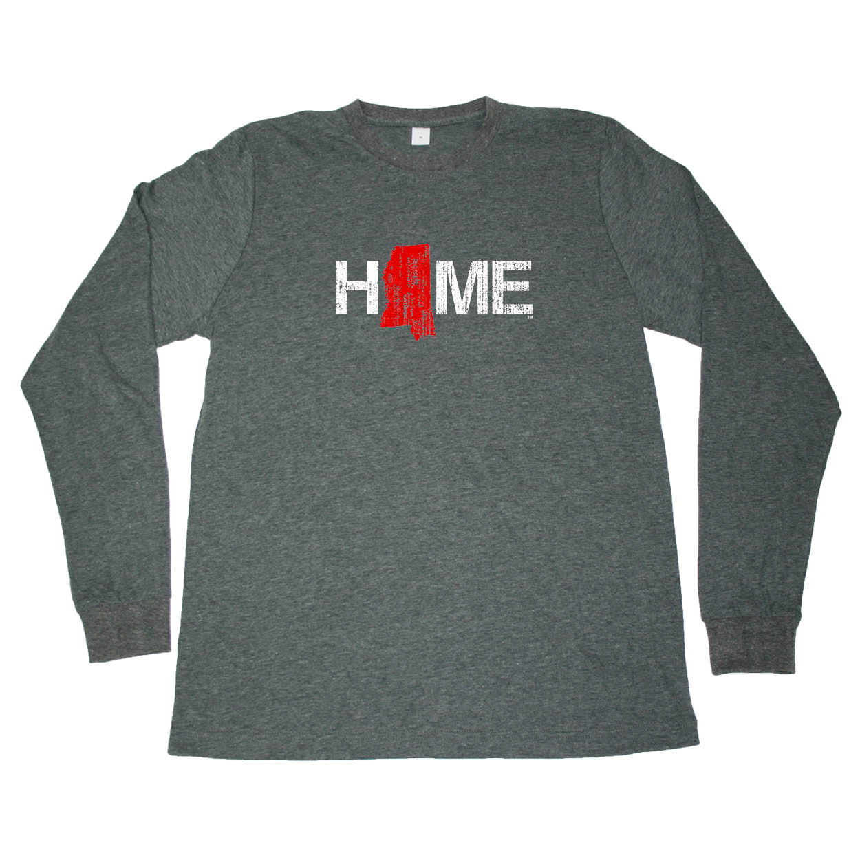 MISSISSIPPI LONG SLEEVE TEE | HOME | RED - My State Threads