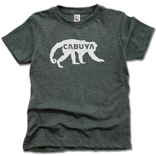 CABUYA LODGE | KIDS TEE | WHITE LOGO