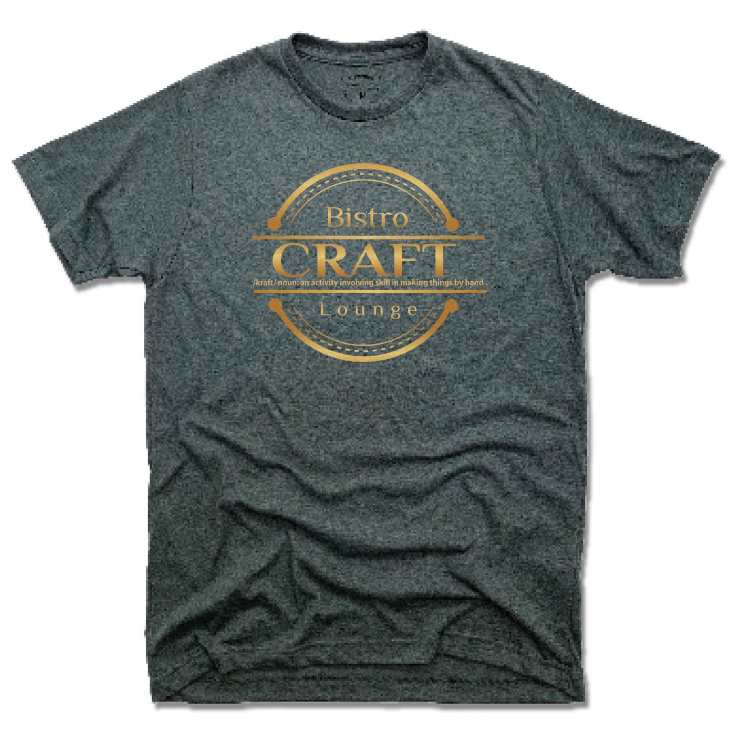 CRAFT BISTRO | UNISEX TEE | GOLD LOGO