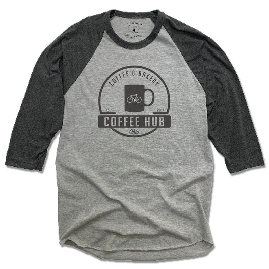 COFFEE HUB | 3/4 SLEEVE | BLACK LOGO