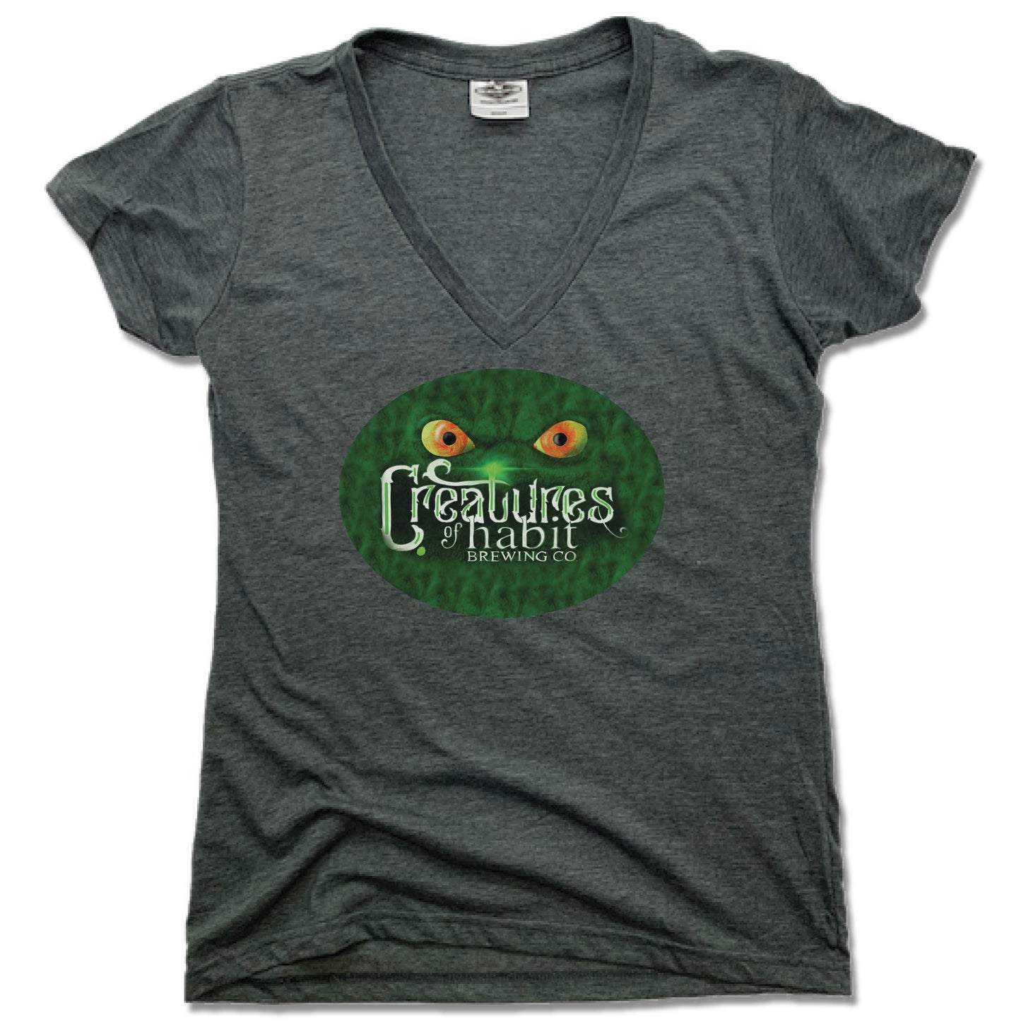 CREATURES OF HABIT | LADIES V-NECK | LOGO