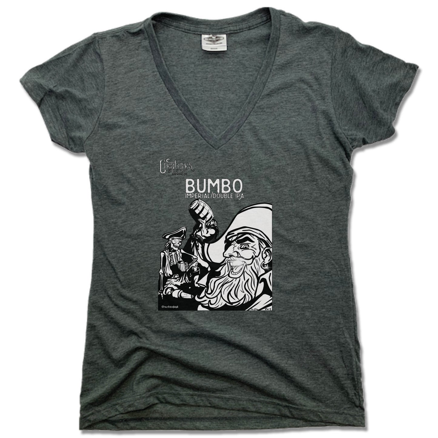 CREATURES OF HABIT | LADIES V-NECK | BUMBO