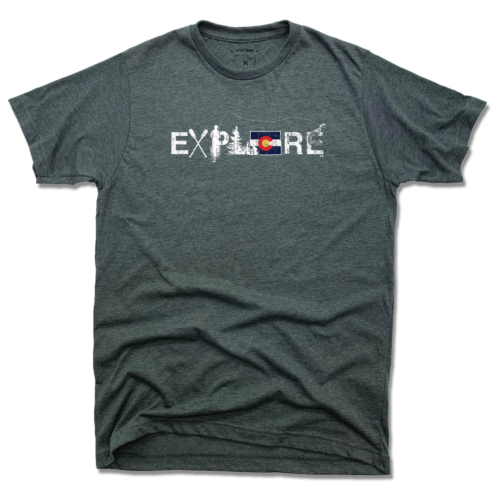 COLORADO TEE | EXPLORE | FLAG - My State Threads