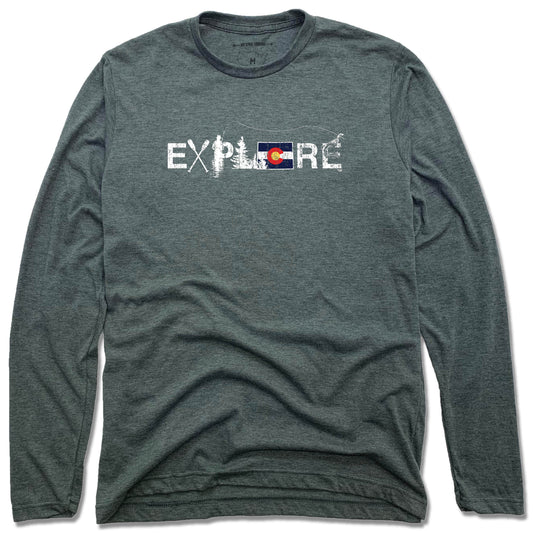 COLORADO LONG SLEEVE TEE | EXPLORE | FLAG