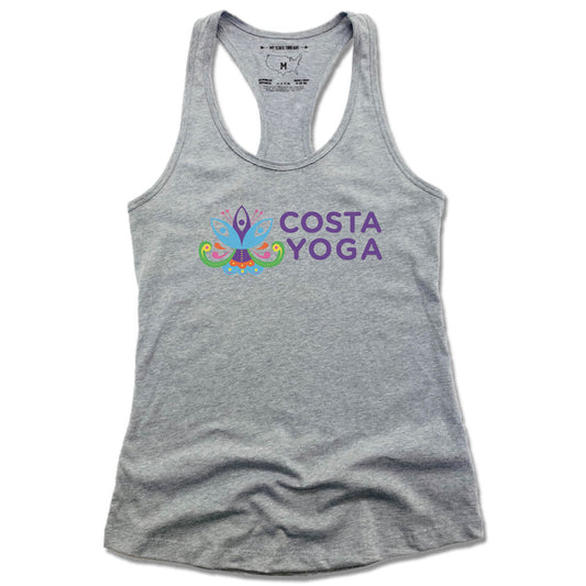 CABUYA LODGE | LADIES GRAY TANK | LOGO