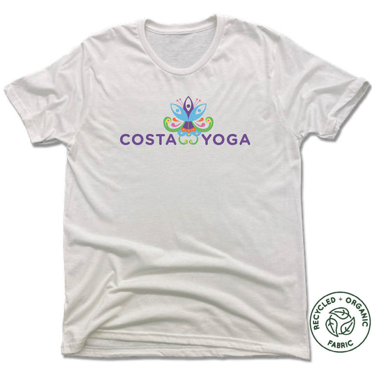 CABUYA LODGE | UNISEX WHITE Recycled Tri-Blend | LOGO