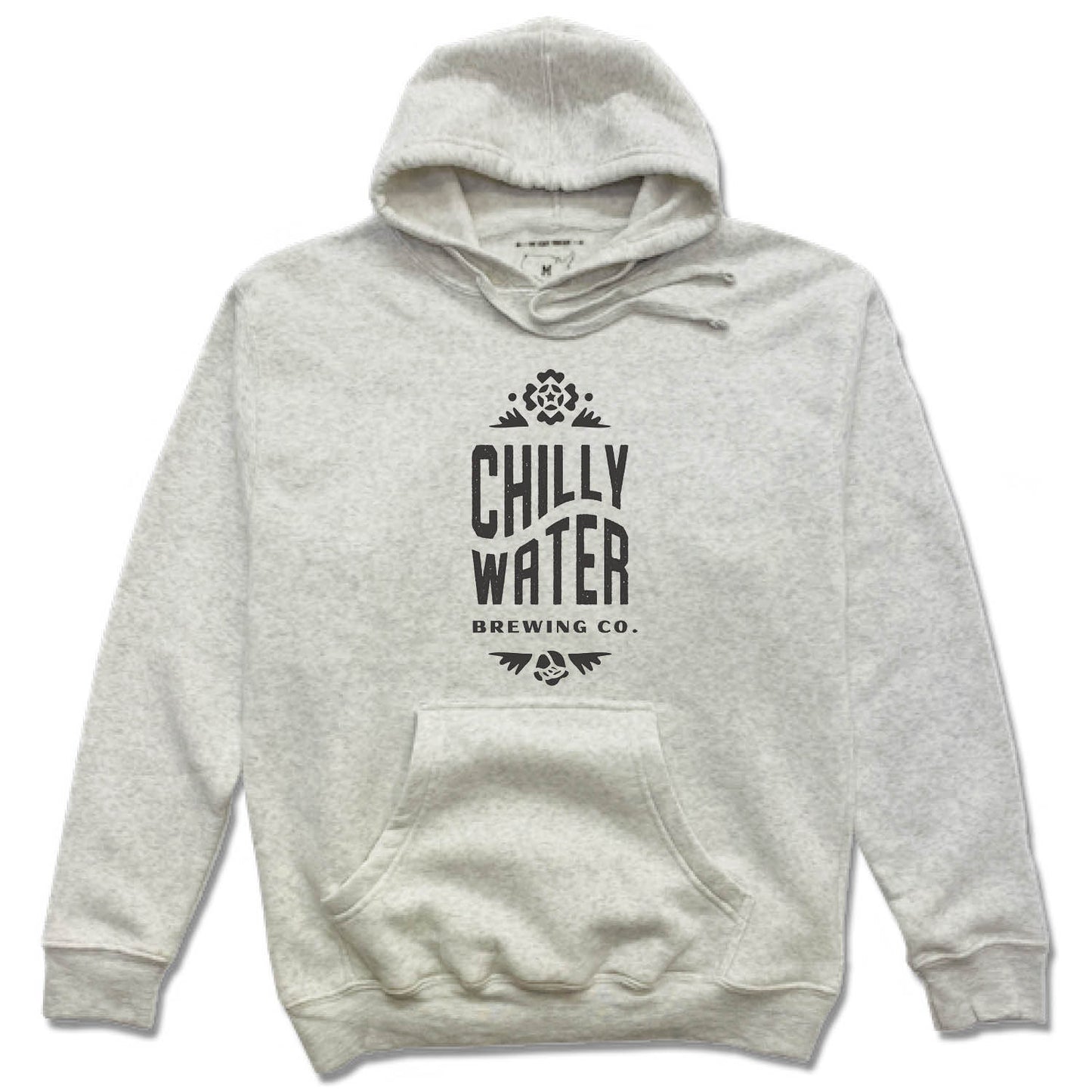 CHILLY WATER BREWING | HOODIE | CWB VERTICALSPOT BLACK LOGO