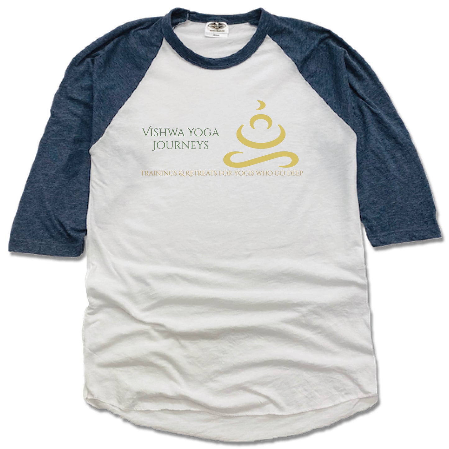 VISHWA YOGA JOURNEYS | NAVY 3/4 SLEEVE