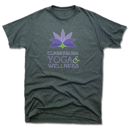 CLARKSBURG YOGA AND WELLNESS | UNISEX TEE | COLOR LOGO