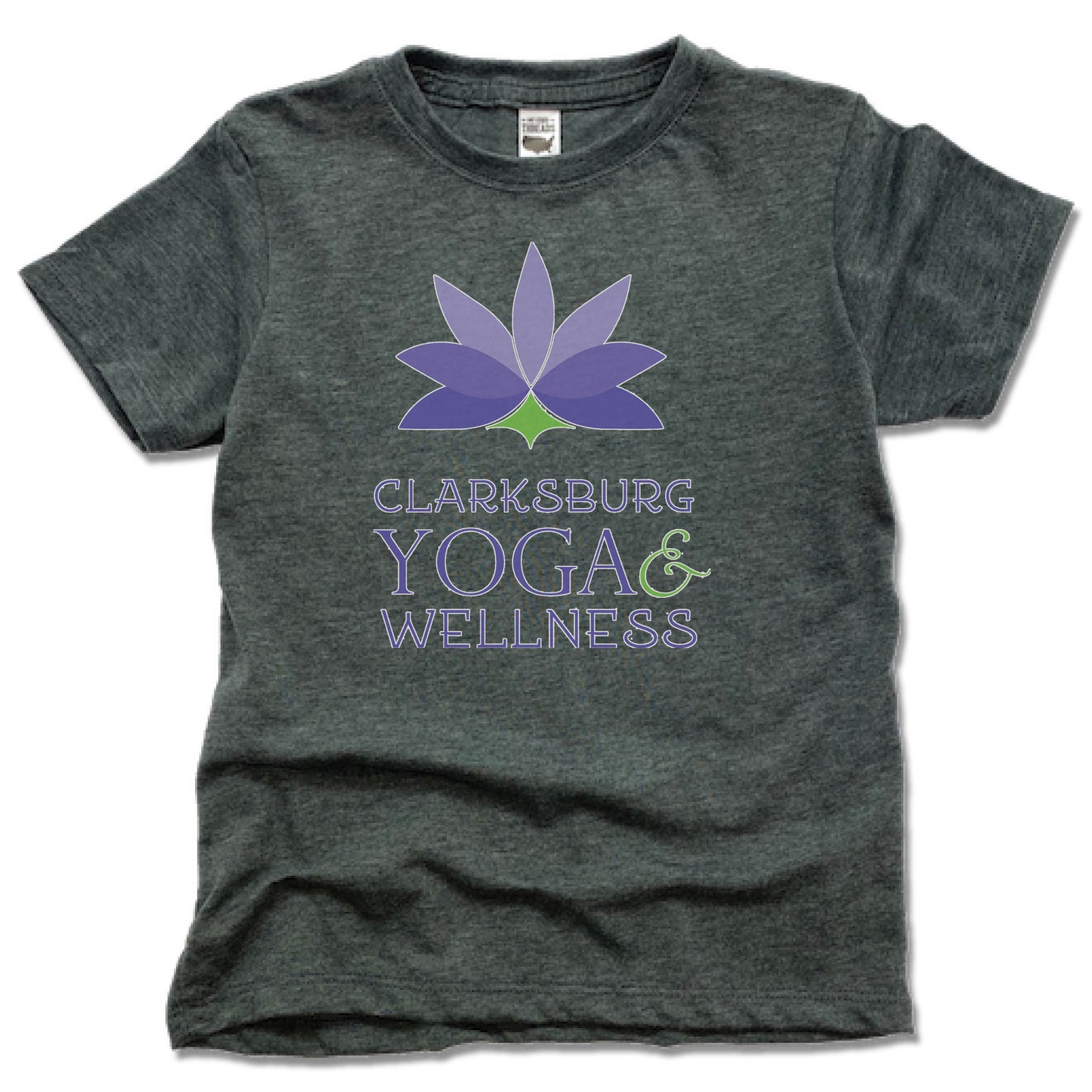 CLARKSBURG YOGA AND WELLNESS | KIDS TEE | COLOR LOGO