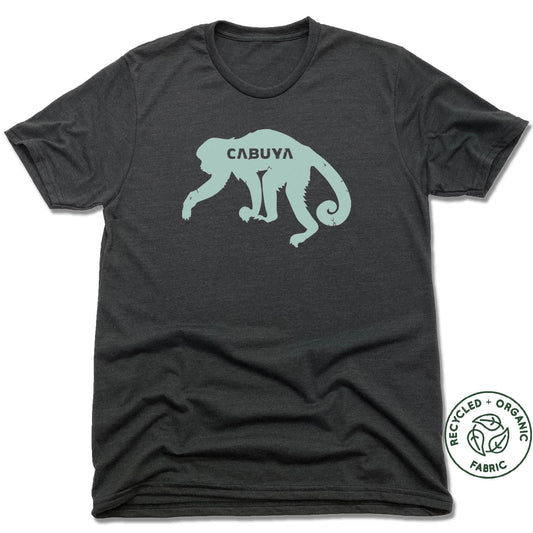 CABUYA LODGE | UNISEX BLACK Recycled Tri-Blend | GREEN MONKEY