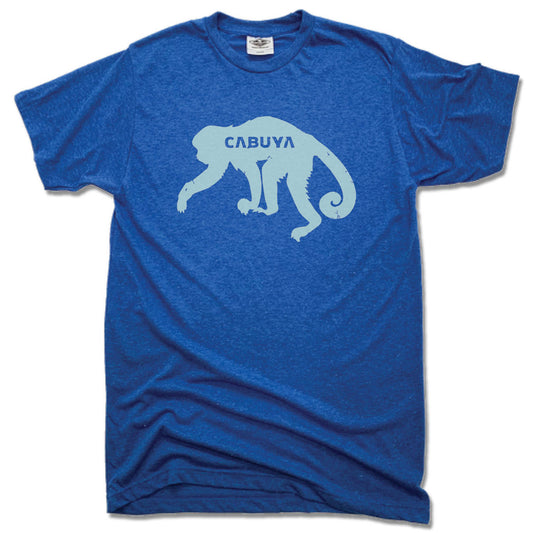 CABUYA LODGE | UNISEX BLUE TEE | GREEN MONKEY