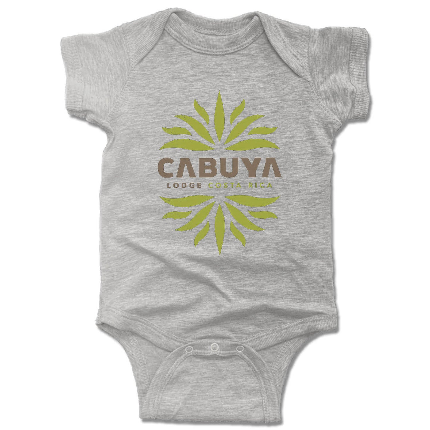 CABUYA LODGE | GRAY ONESIE | CABUYA LOGO