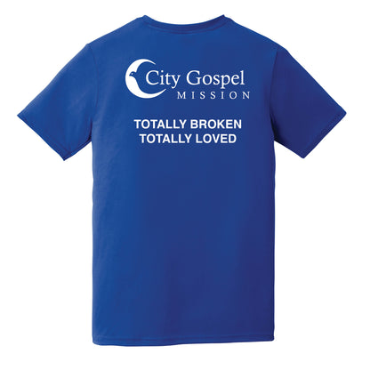 City Gospel Mission Race Tee - Totally Broken Totally Loved