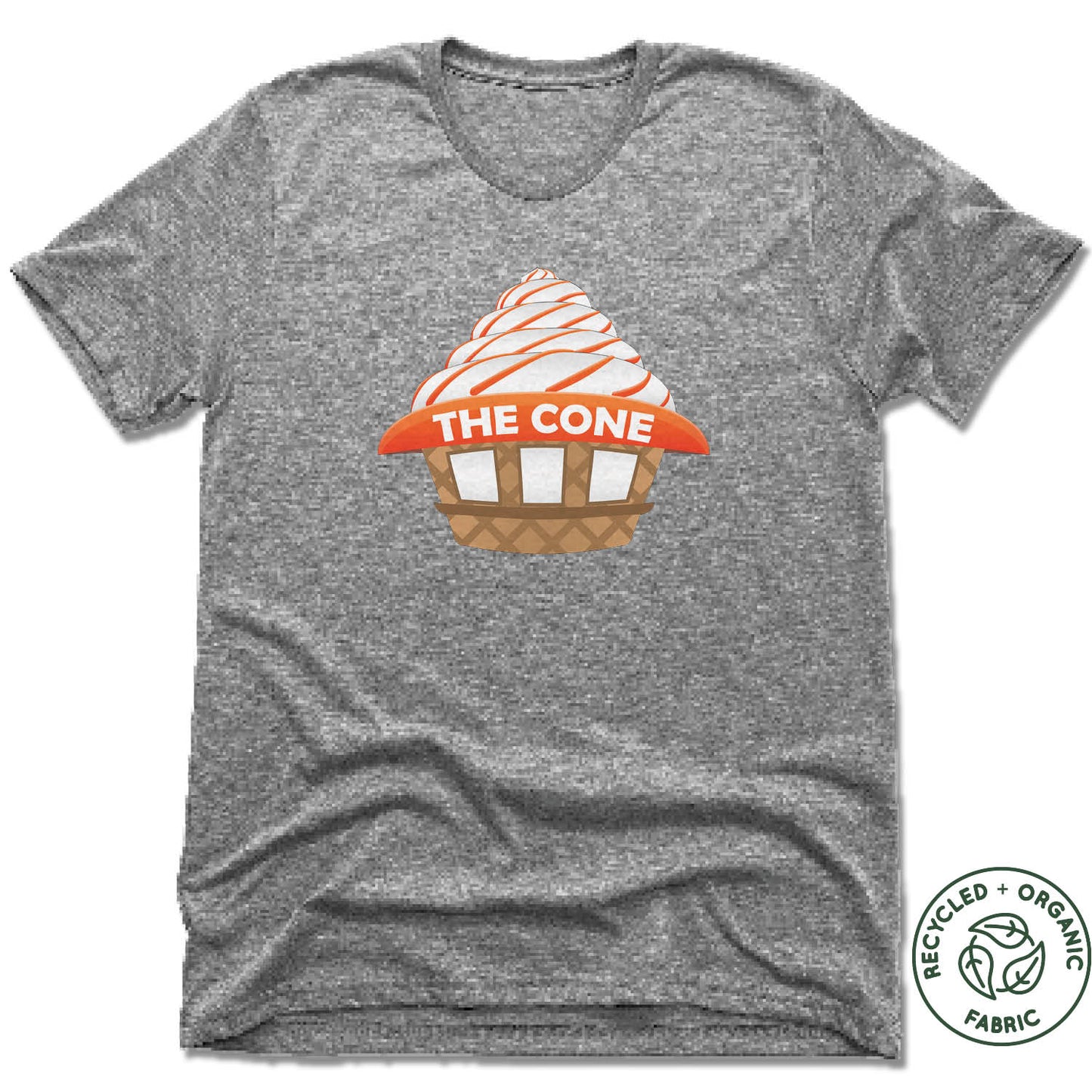 THE CONE | UNISEX GRAY Recycled Tri-Blend | CONE SHOP