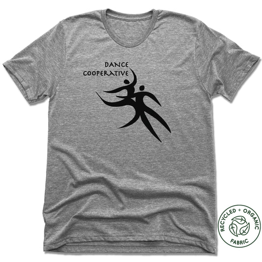 DANCE COOPERATIVE | UNISEX GRAY Recycled Tri-Blend | BLACK LOGO