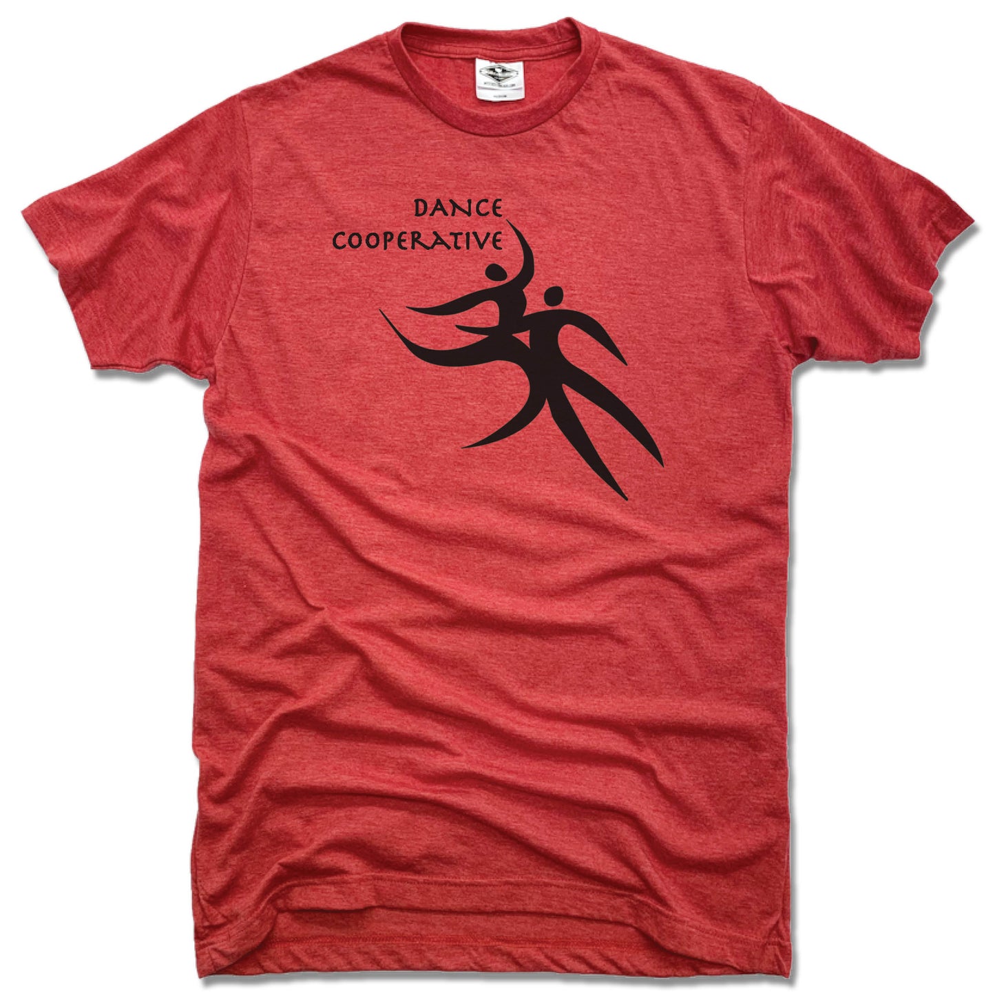 DANCE COOPERATIVE | UNISEX RED TEE | BLACK LOGO