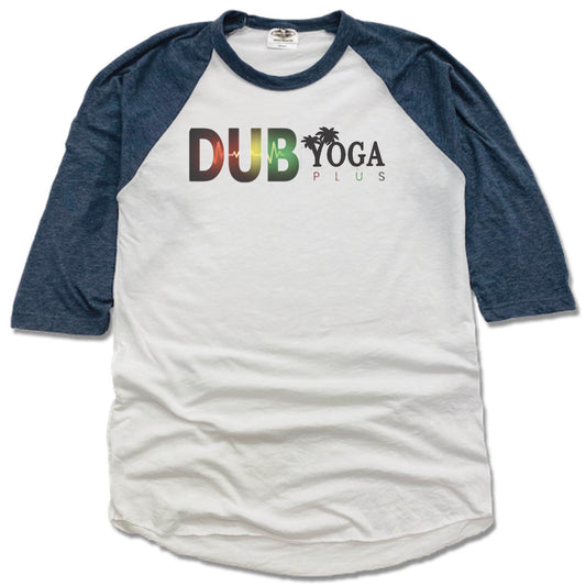 DUB YOGA PLUS | NAVY 3/4 SLEEVE | DUB MULTICOLOR LOGO