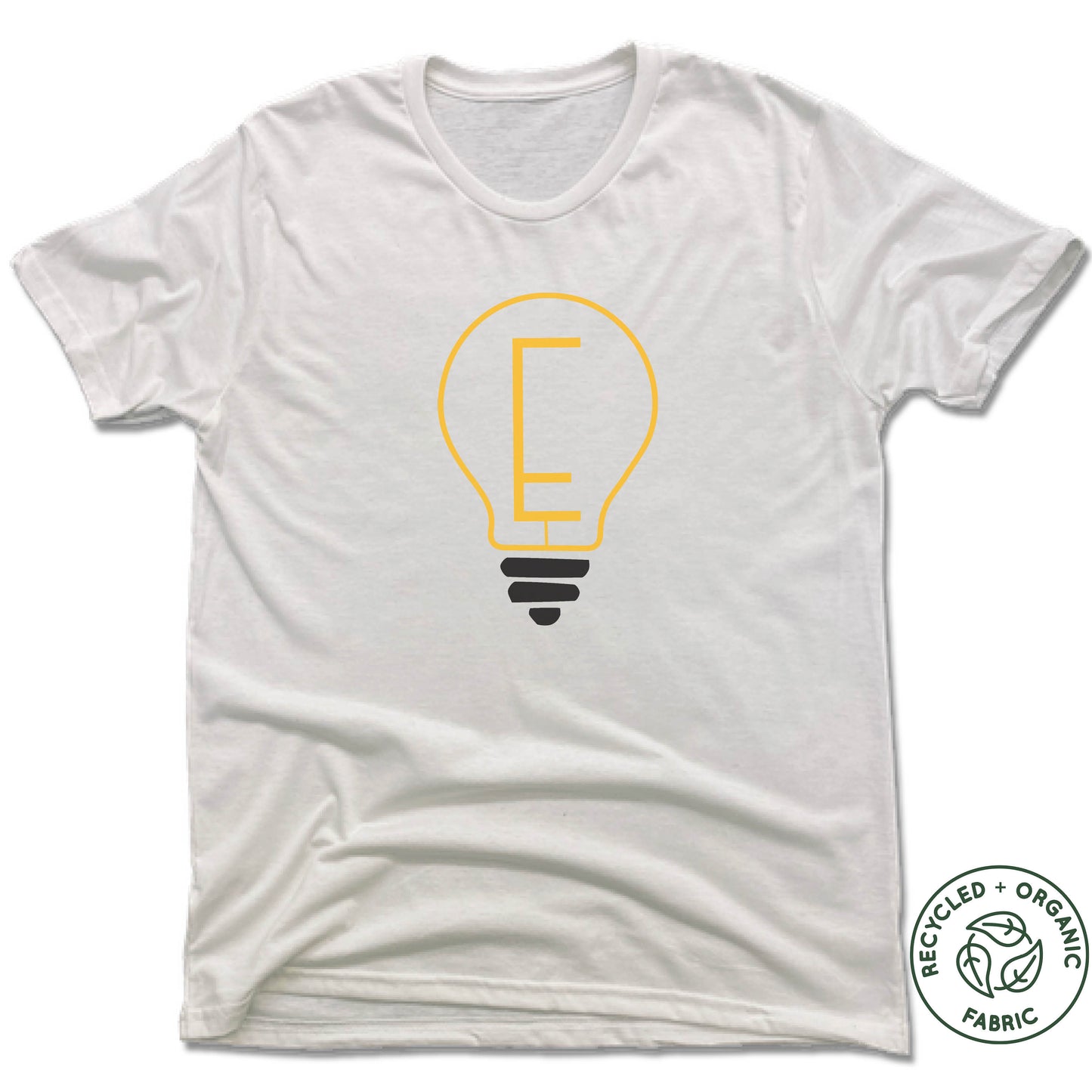 ENLIGHTENMENT COFFEE | UNISEX WHITE Recycled Tri-Blend | BLUB