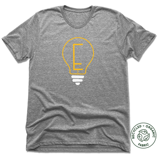 ENLIGHTENMENT COFFEE | UNISEX GRAY Recycled Tri-Blend | BLUB