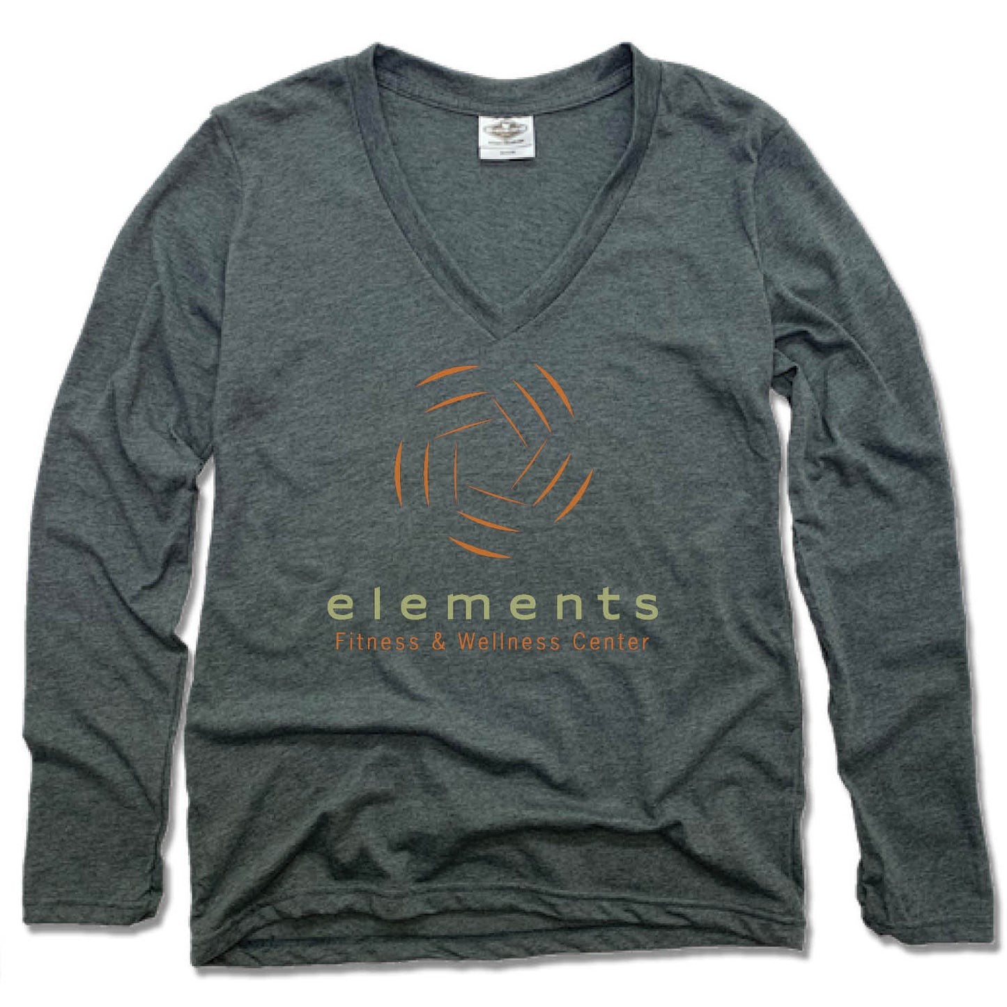 ELEMENTS CENTER | LADIES' LONG SLEEVE TEE | COLOR LOGO