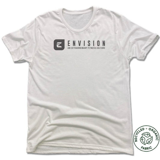 ENVISION MEMPHIS | UNISEX WHITE Recycled Tri-Blend | GRAY LOGO