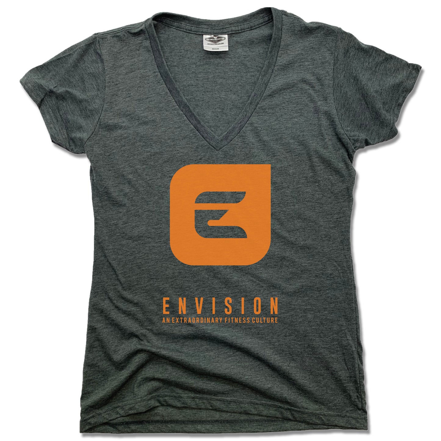 ENVISION MEMPHIS | LADIES V-NECK | ORANGE LOGO