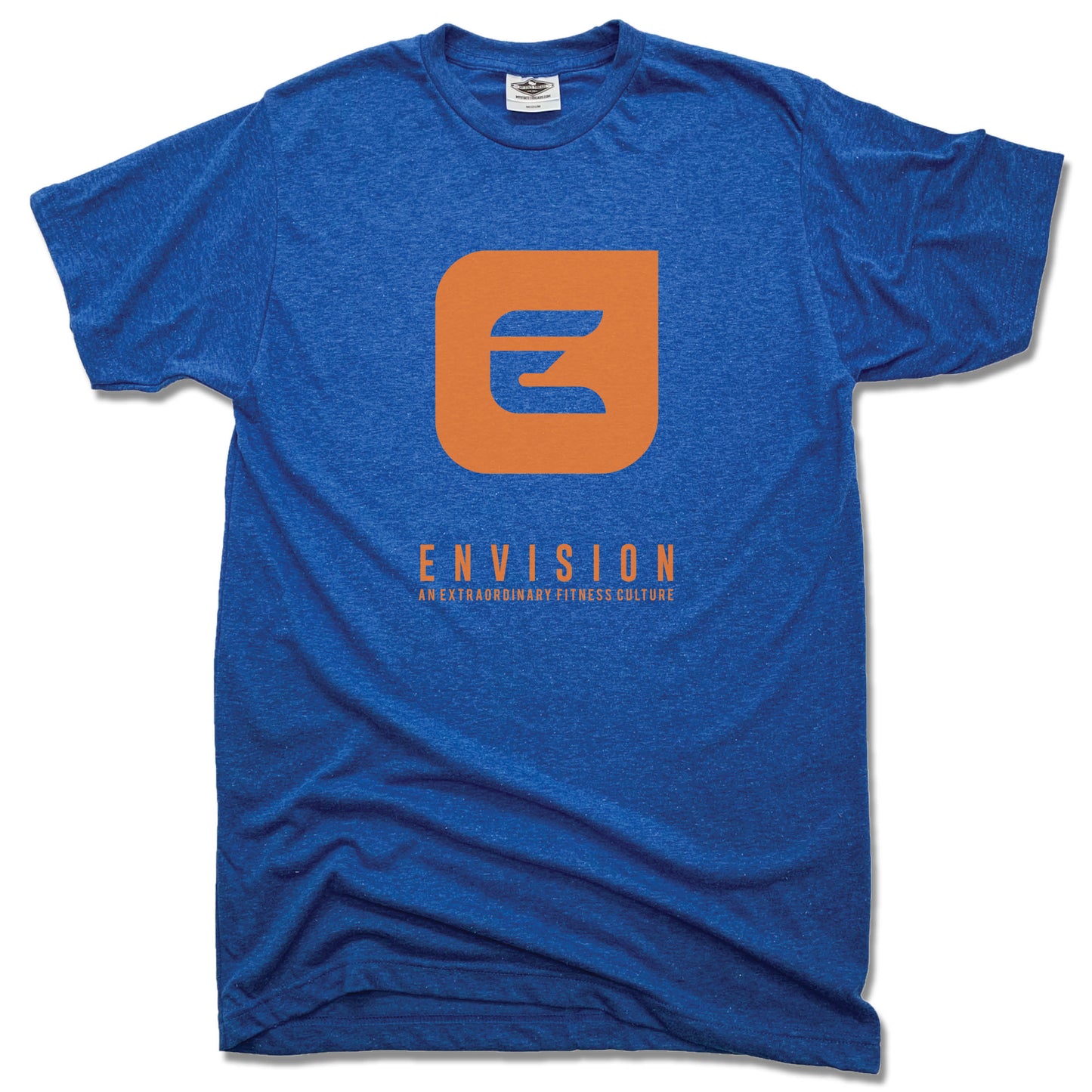 ENVISION MEMPHIS | UNISEX BLUE TEE | ORANGE LOGO