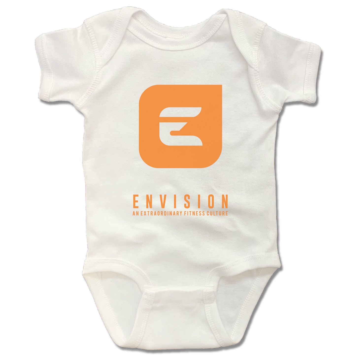 ENVISION MEMPHIS | WHITE ONESIE | ORANGE LOGO