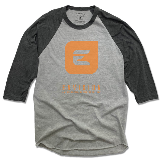 ENVISION MEMPHIS | GRAY 3/4 SLEEVE | ORANGE LOGO