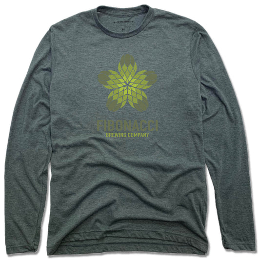 FIBONACCI BREWING COMPANY | UNISEX LONG SLEEVE TEE | COLOR LOGO