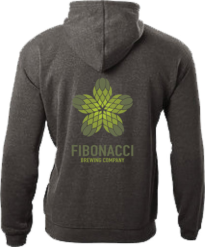 FIBONACCI BREWING COMPANY | ZIP HOODIE | COLOR LOGO