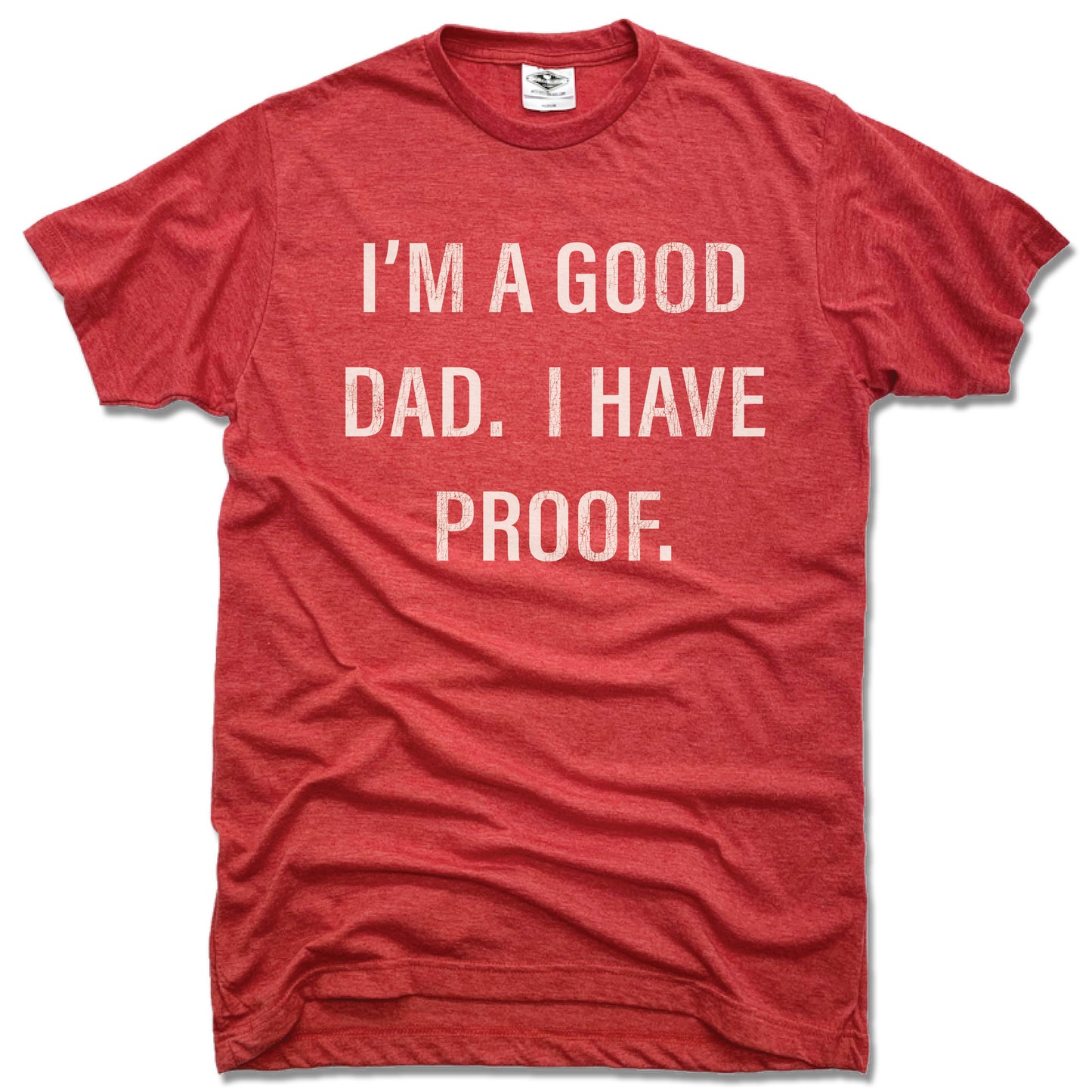 I'M A GOOD DAD | UNISEX RED TEE | MATCHING