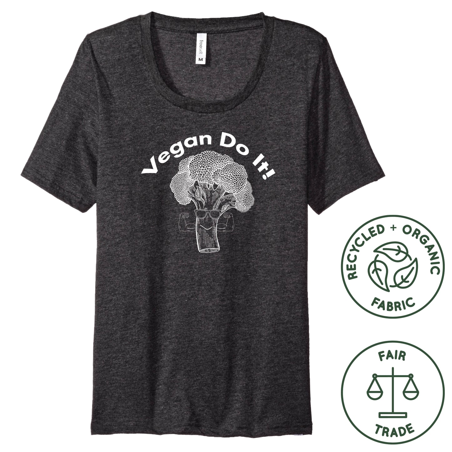 VEGAN DO IT - Recycled Poly/Organic Cotton Ladies' Tee