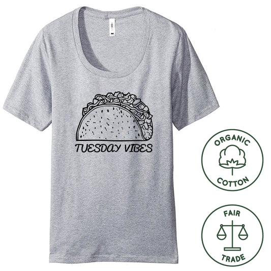 TUESDAY VIBES - Organic Cotton Ladies' Tee