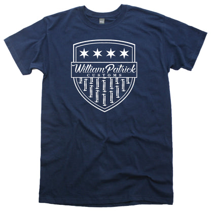 GRAIN KNOCKERS NAVY TEE