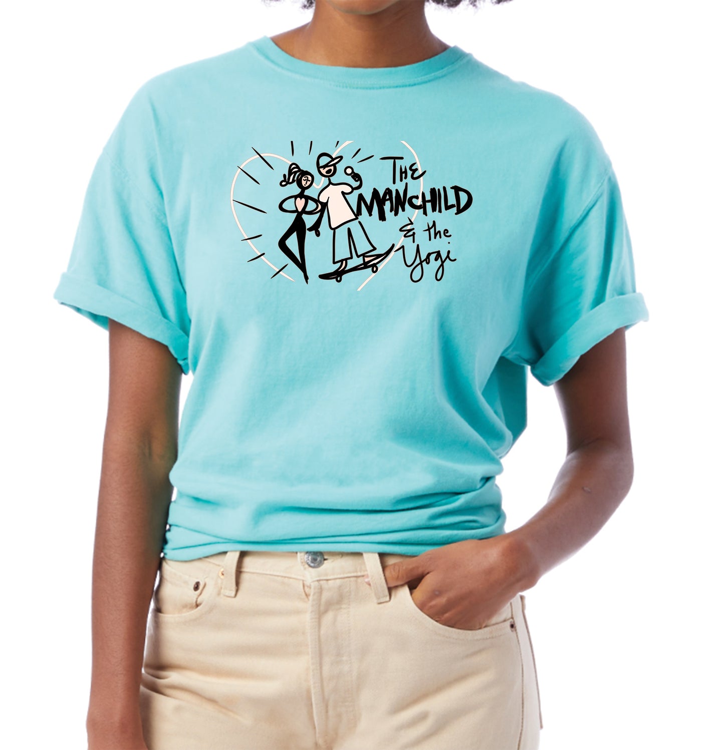 The Manchild & The Yogi | MINT COMFORTWASH TEE