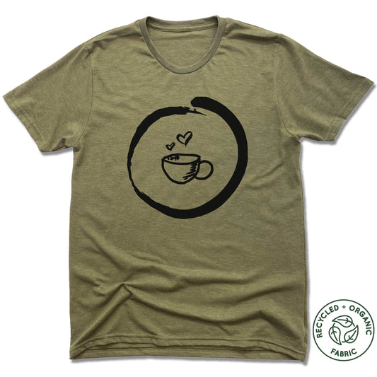 HOMETOWN CAFE | UNISEX OLIVE Recycled Tri-Blend | COFFEE MUG