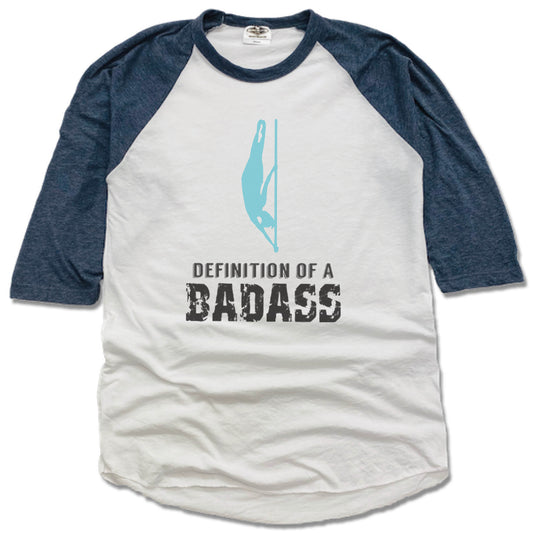 INFINITY AERIAL | NAVY 3/4 SLEEVE | DEFINITION OF A BADASS