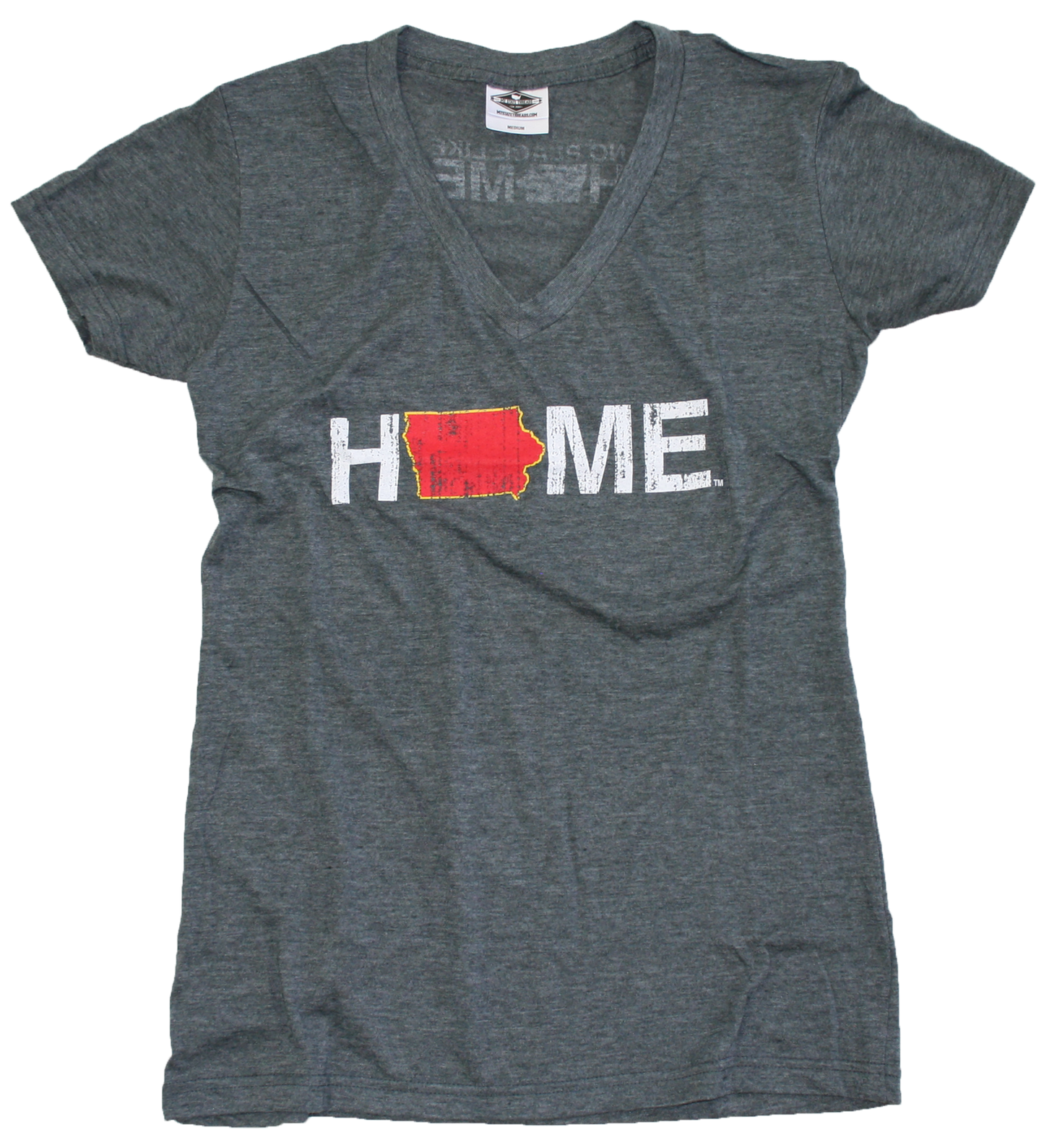 IOWA LADIES V-NECK | HOME | CARDINAL/GOLD