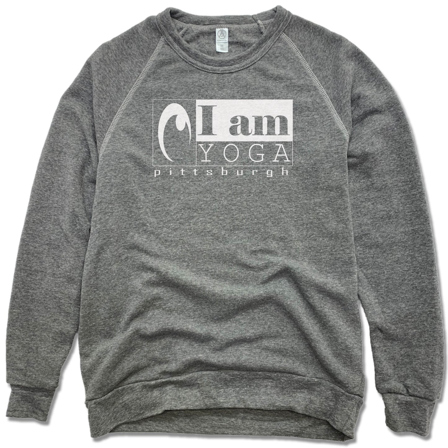 I AM YOGA PITTSBURGH | FLEECE SWEATSHIRT | WHITE LOGO