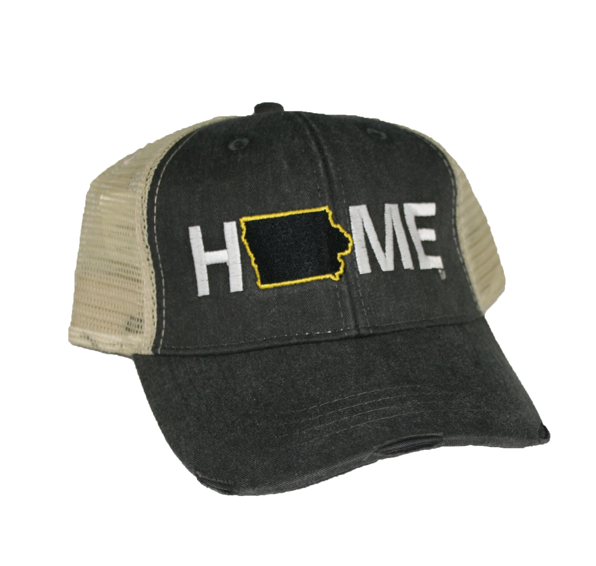 IOWA HAT | HOME | BLACK - My State Threads