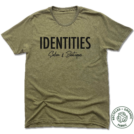 IDENTITIES SALON & BOUTIQUE | UNISEX OLIVE Recycled Tri-Blend | LOGO