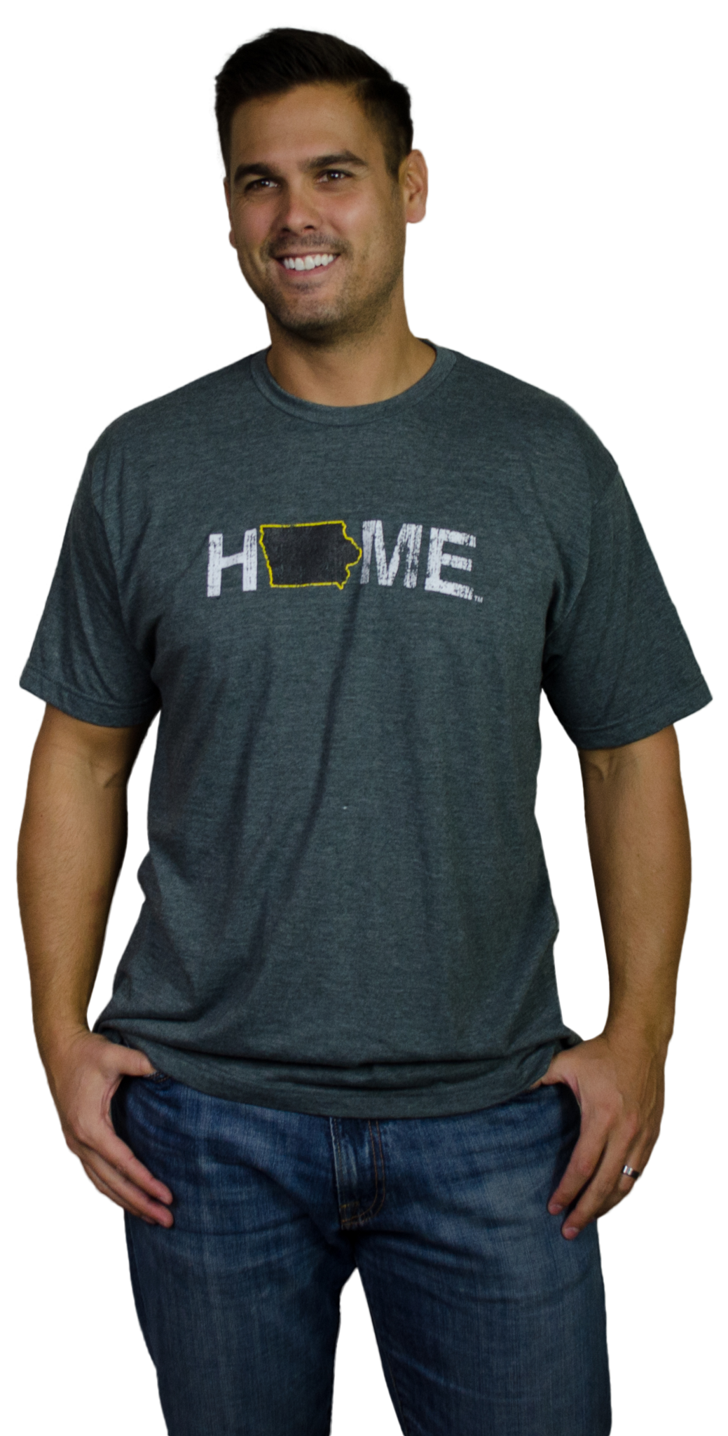 Iowa Tee | Black/Gold