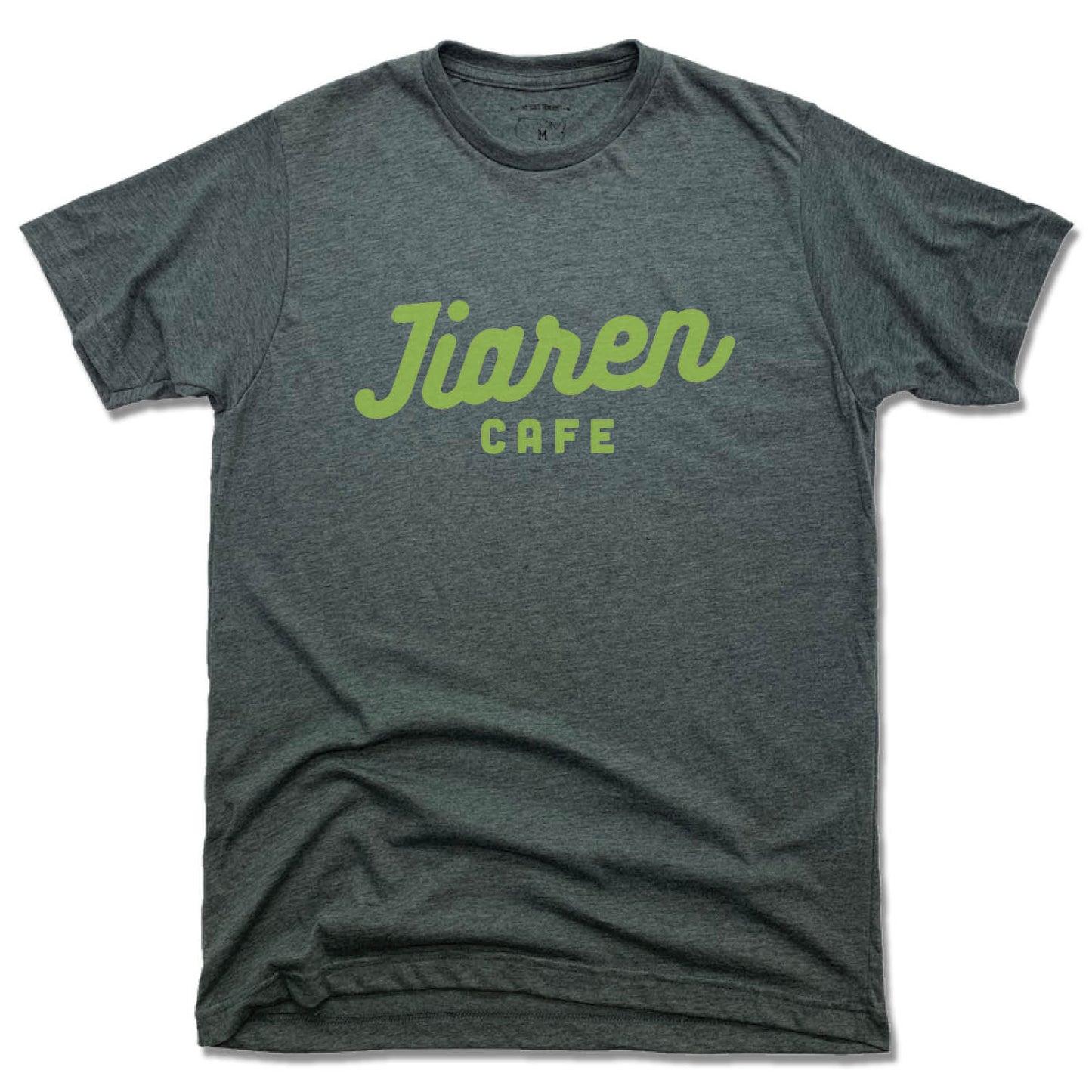 JIAREN CAFE | UNISEX TEE | GREEN LOGO